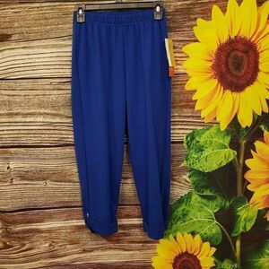 Cathy Daniels nautical royal blue Capris small NWT